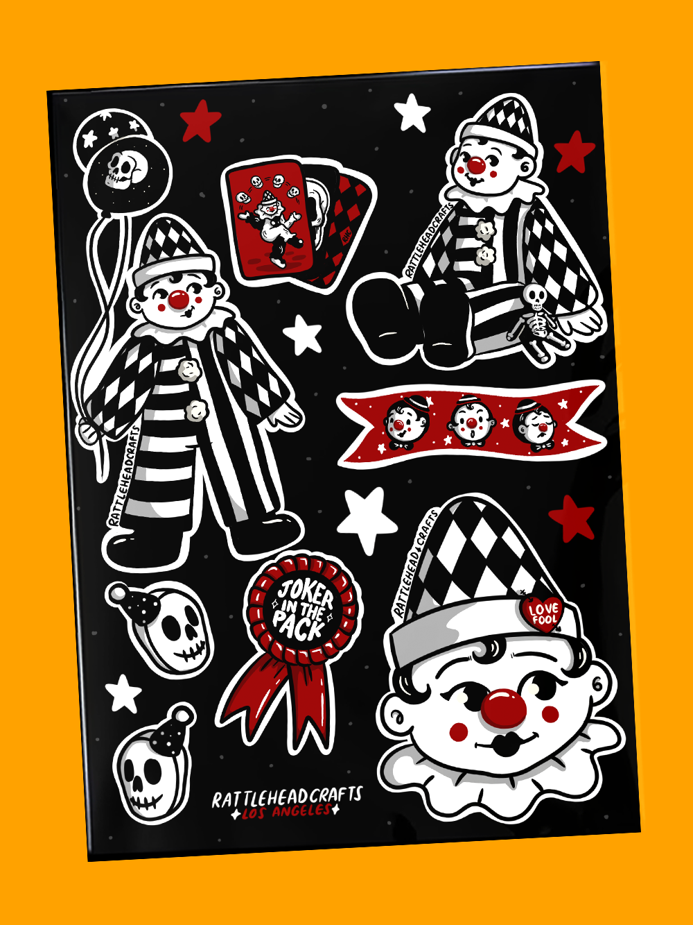 Clowning Sticker Sheet