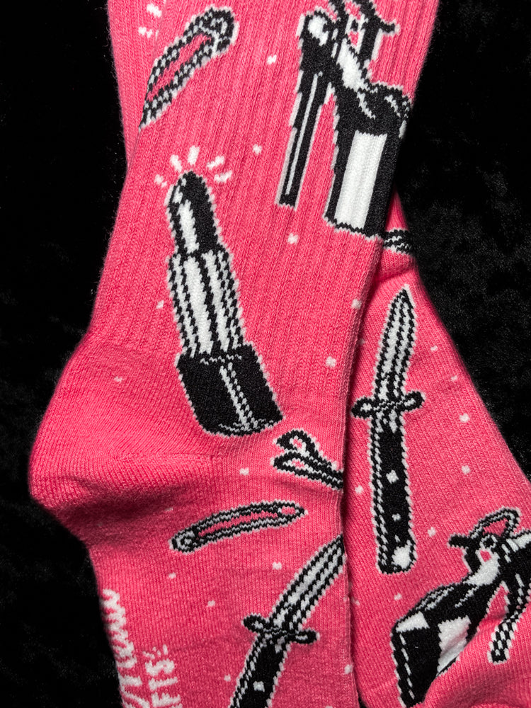 Pink Girls Room Socks