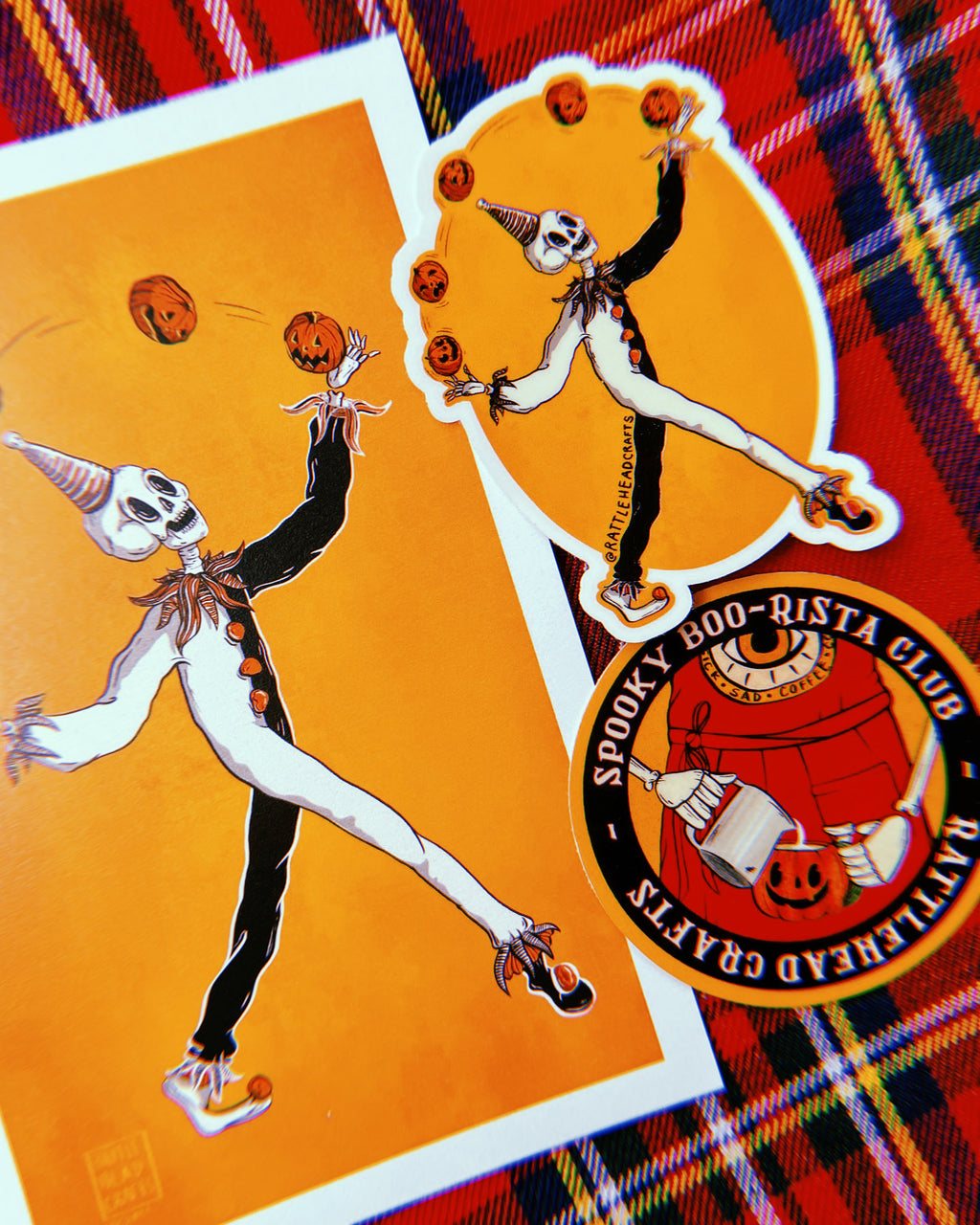 The Gourd Juggler Sticker