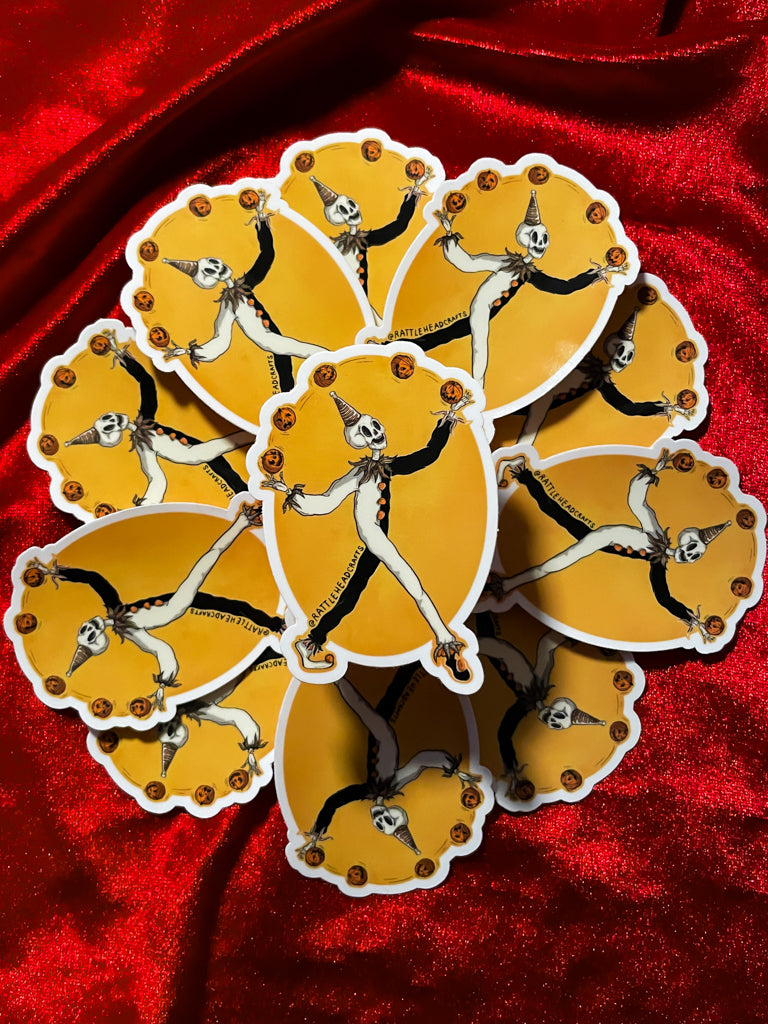 The Gourd Juggler Sticker