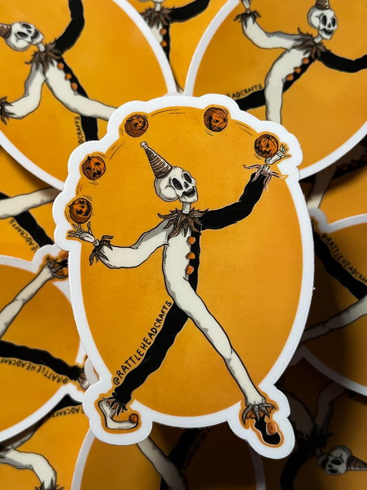 The Gourd Juggler Sticker