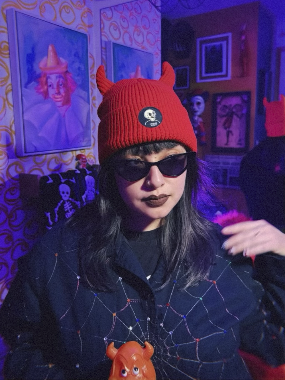 Inferno Red Beanie