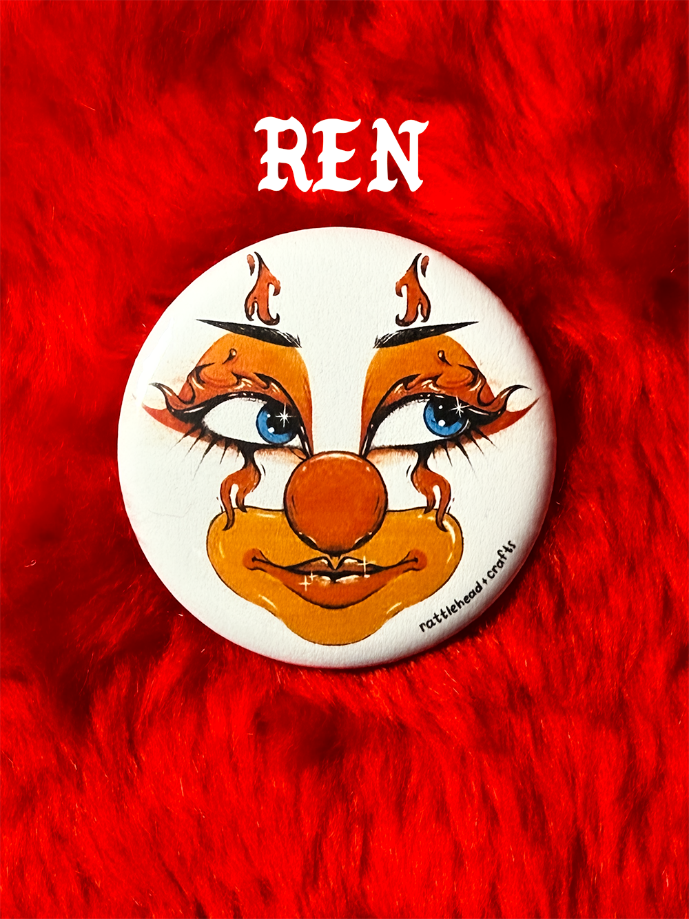 Clown Face Buttons