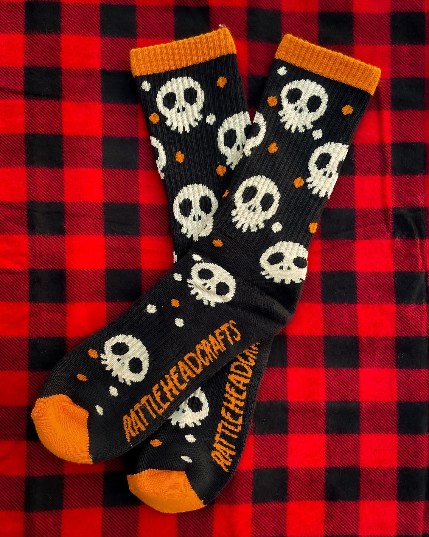 Skeleton Grin Socks