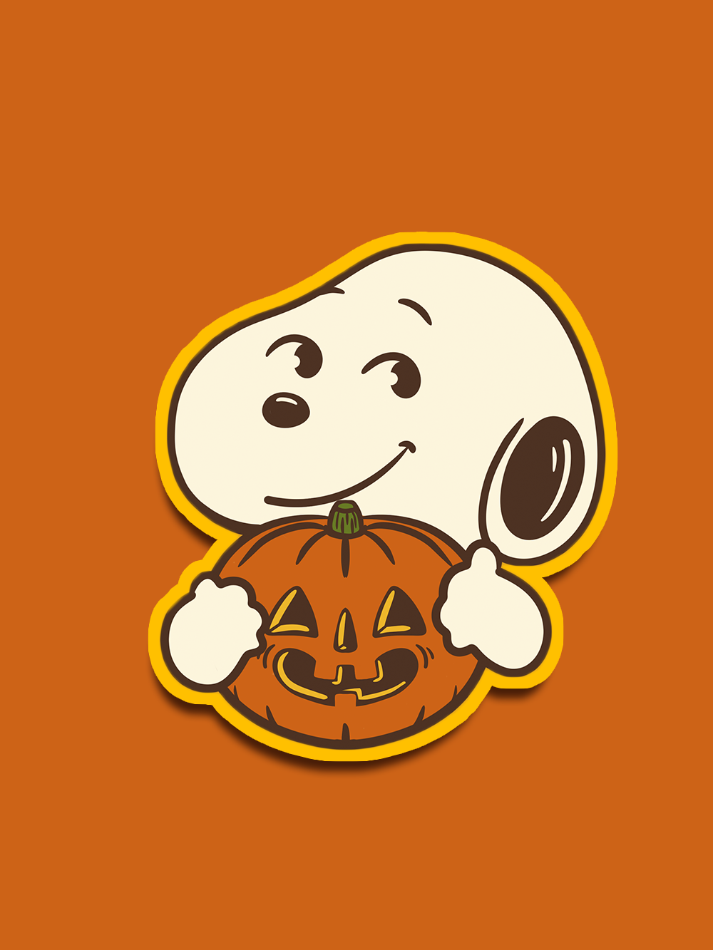 Pumpkin Snoop Sticker