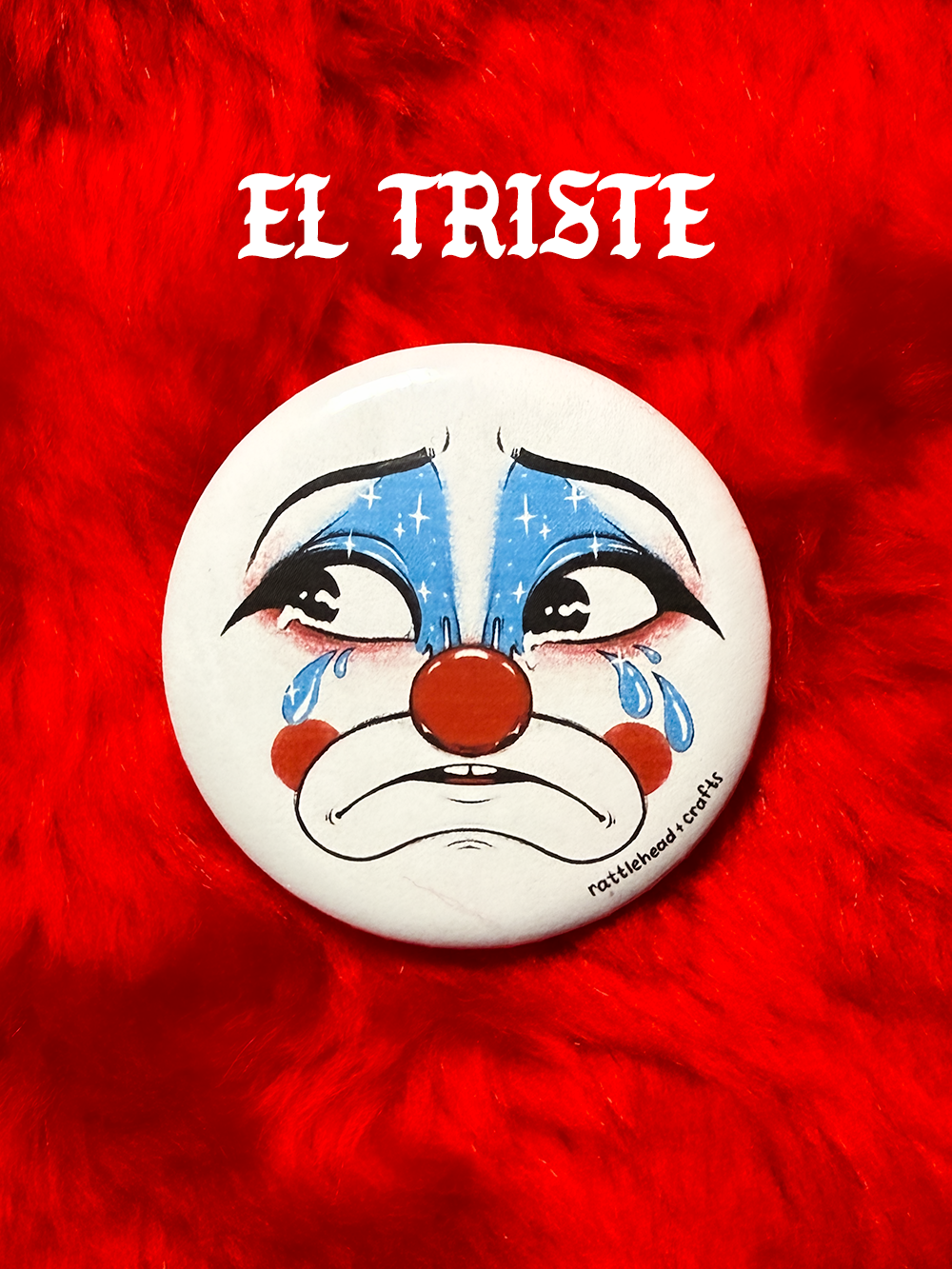 Clown Face Buttons